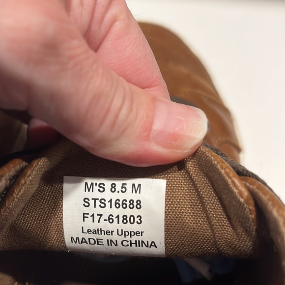 Sperry Mens leather top sider size 8.5 - Picture 6 of 11